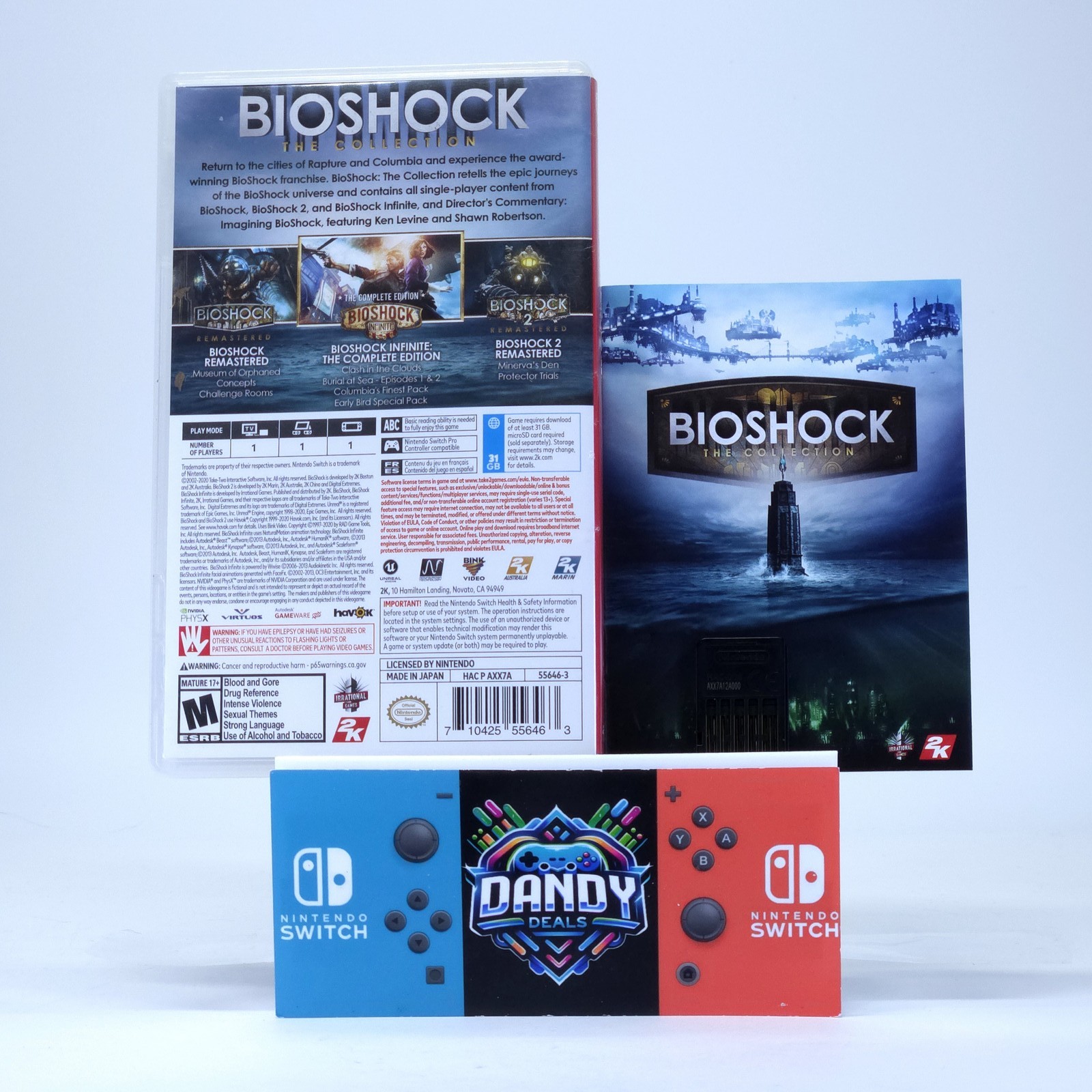 Bioshock The Collection CIB W/ Manual – Nintendo Switch