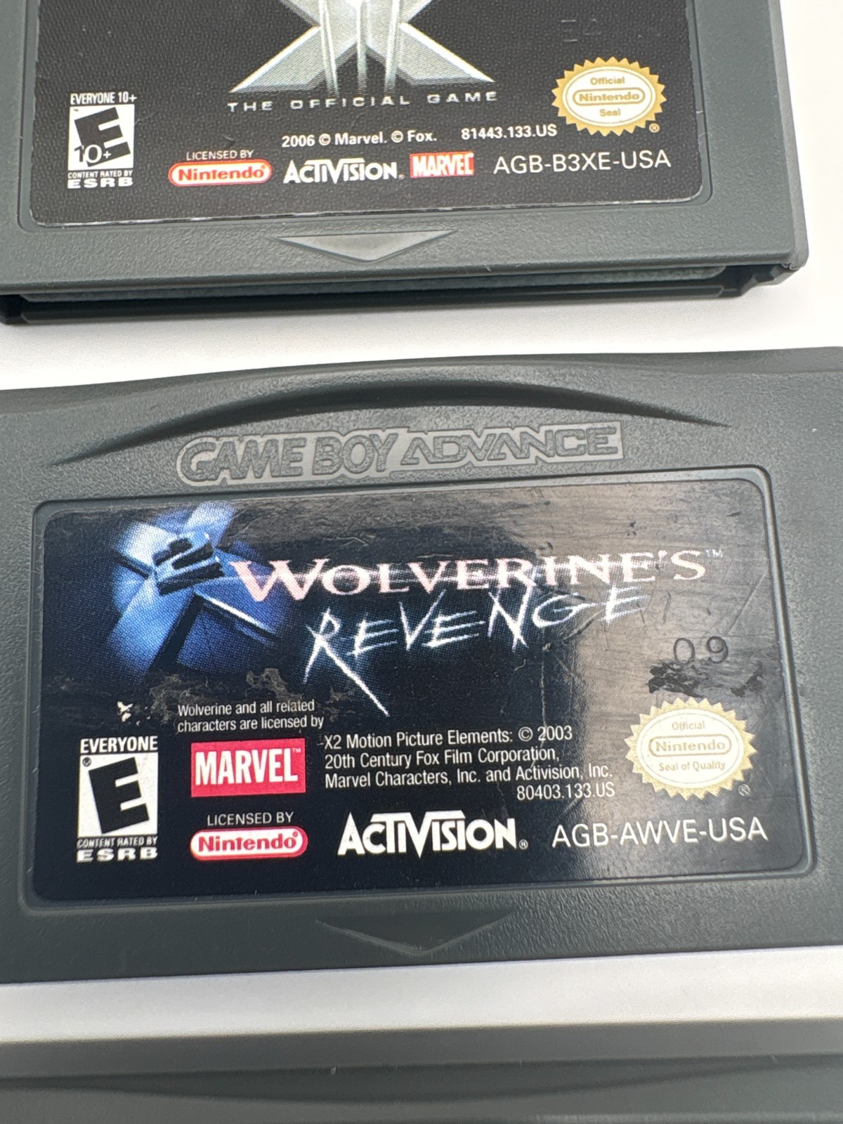 Marvel GBA Lot X Men Fantastic Four Wolverine Daredevil Authentic Tested Bundle
