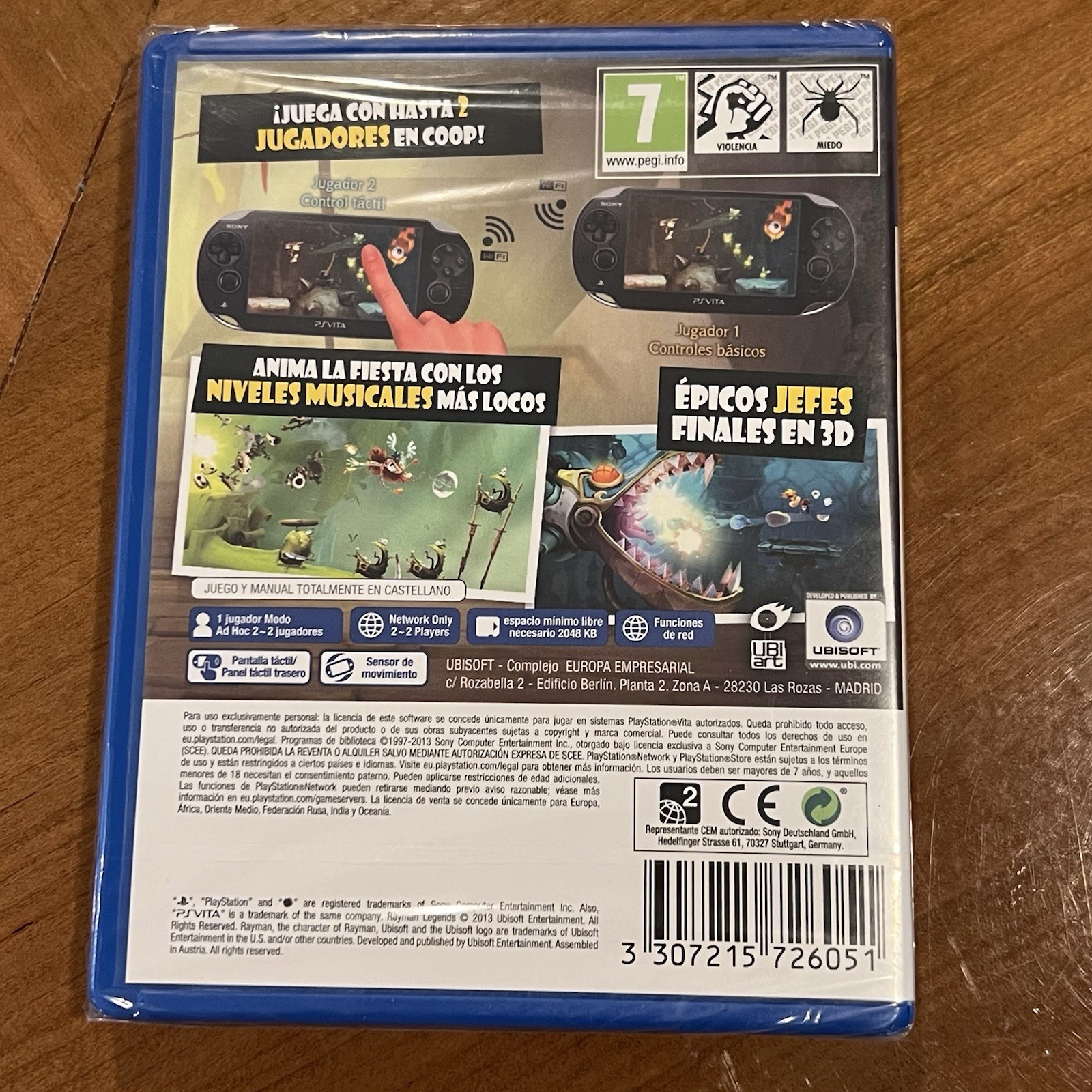 BRAND NEW Rayman Legends (Sony PlayStation Vita, 2013) Region Free – Spanish