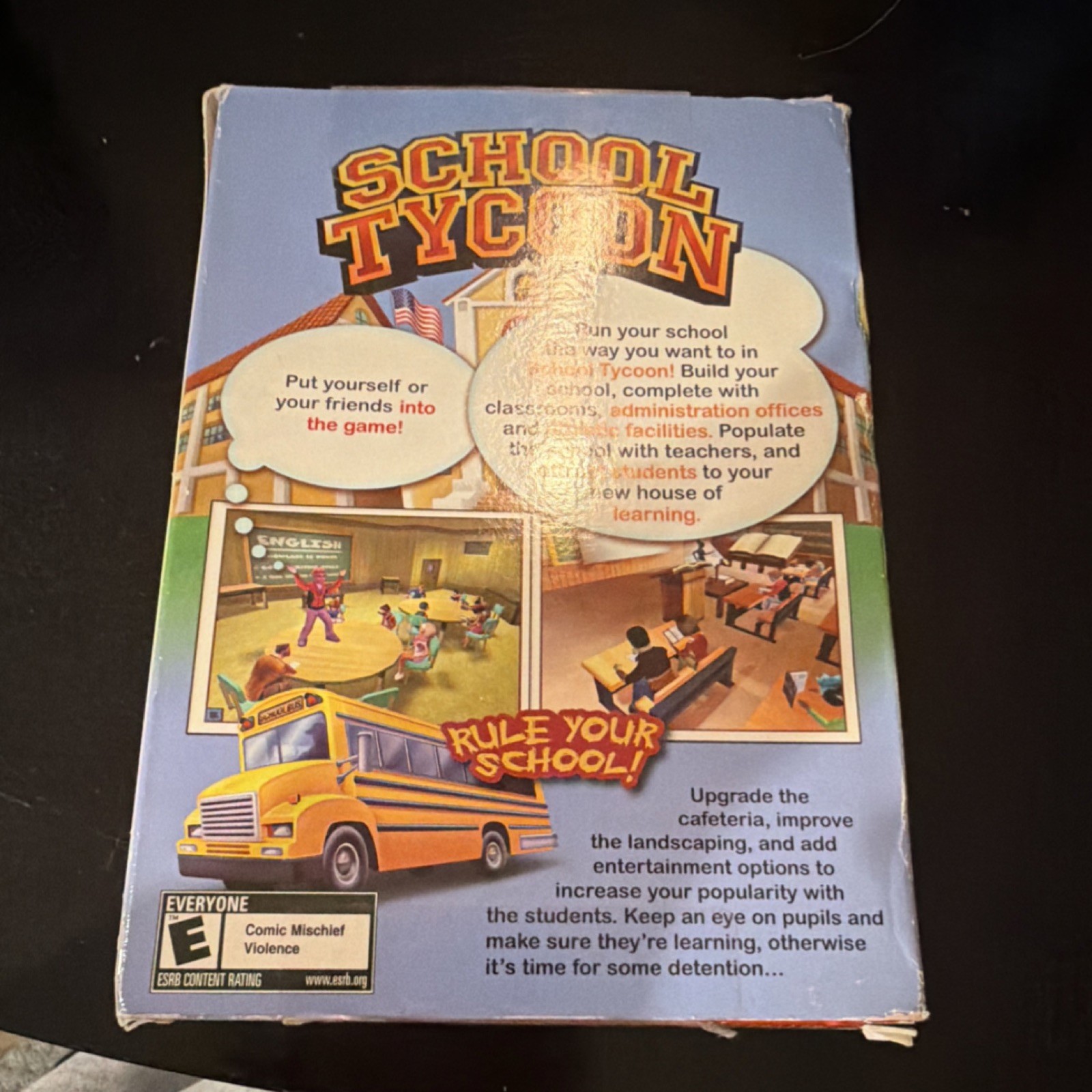 Global Star Software School Tycoon PC Simulation Game Manual Included E-Everyone