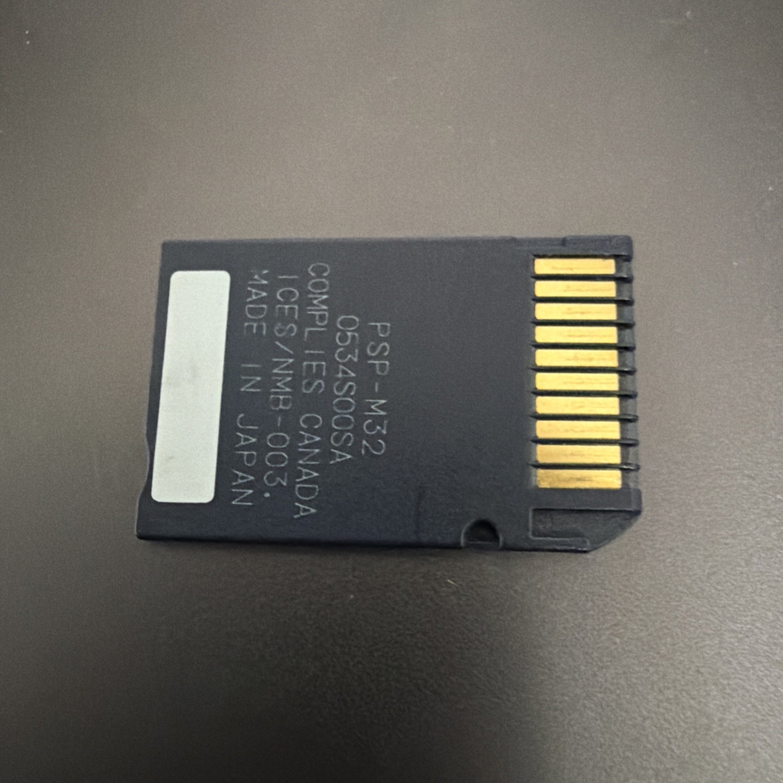 Genuine Sony 32mb Sony PSP Memory Stick Pro Duo Memory Card – Tested Works