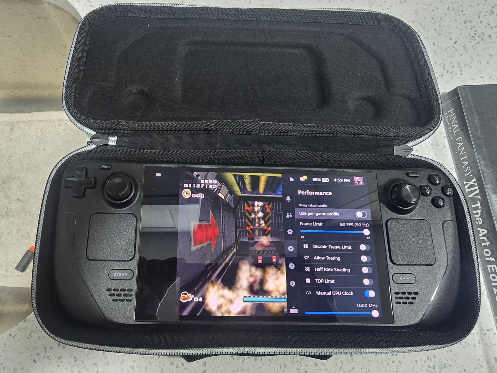 Valve Steam Deck OLED 512GB Black Handheld Console + 1.5TB Micro SD Bundle
