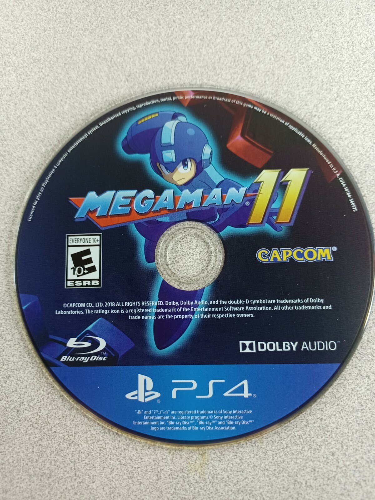 Mega Man 11 (PlayStation 4, 2018) DISC ONLY