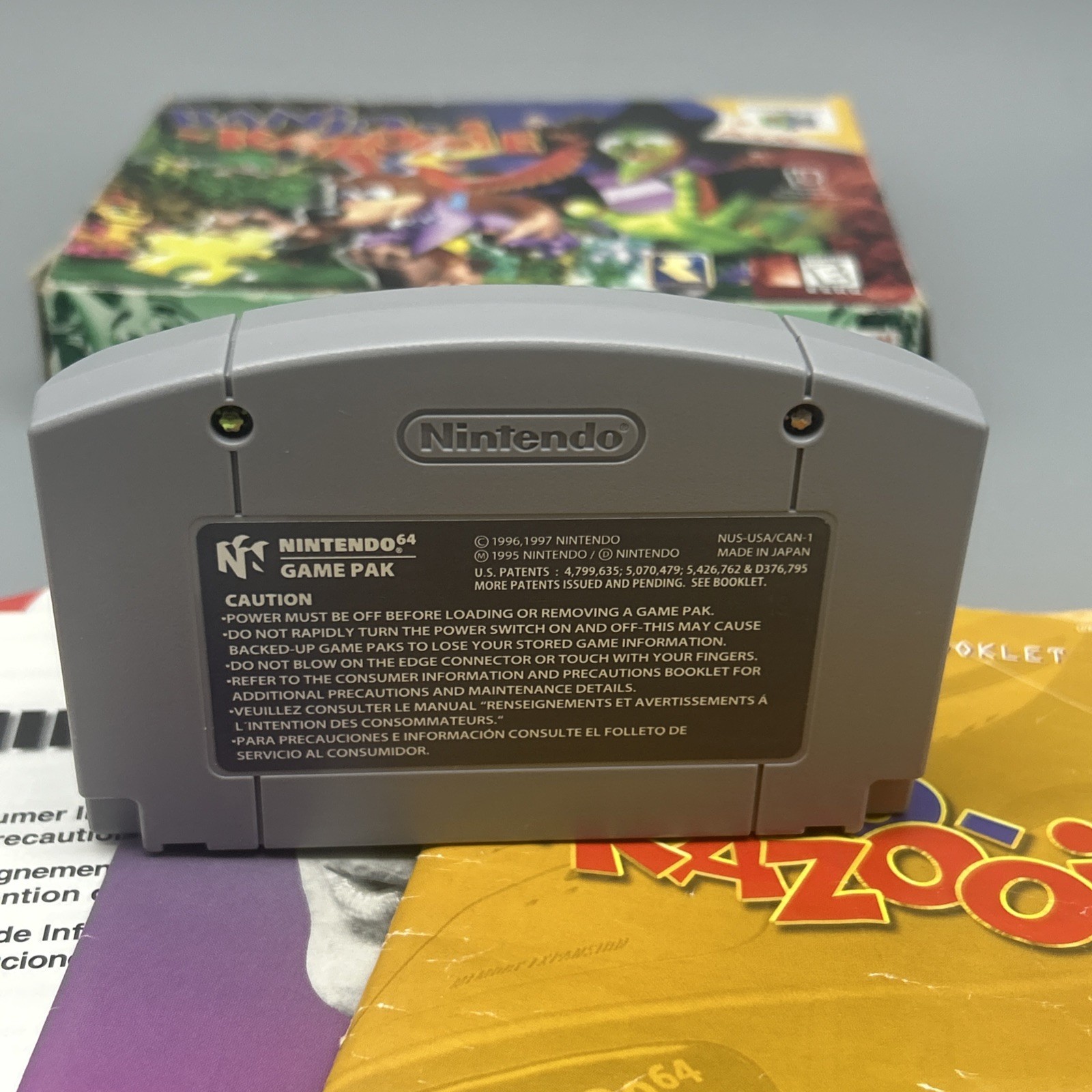 Banjo-Kazooie (Nintendo 64 N64) Complete in Box CIB W/Manual Authentic Tested