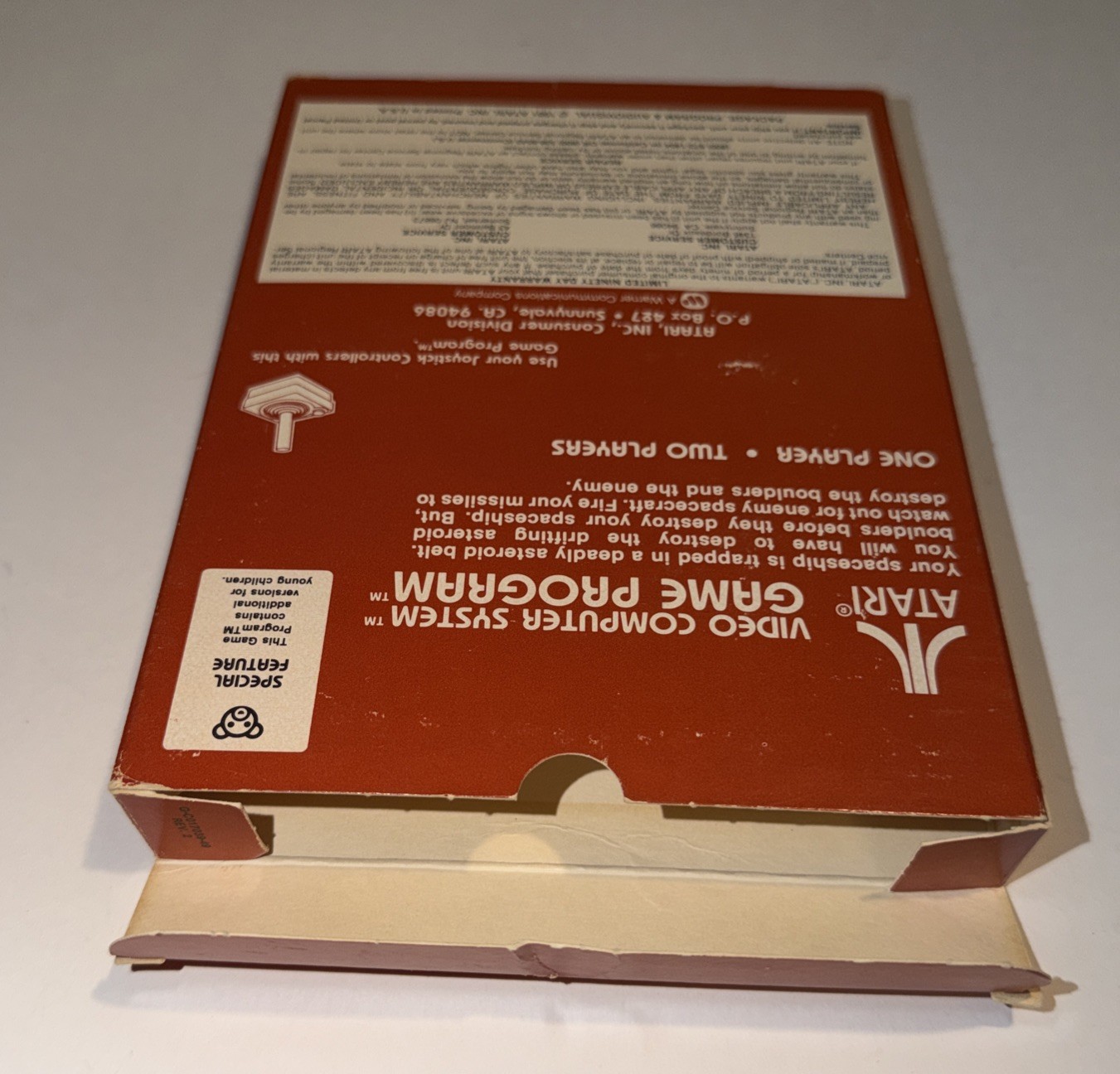 Asteroids (Atari 2600, 1981) Complete – Cleaned & Tested