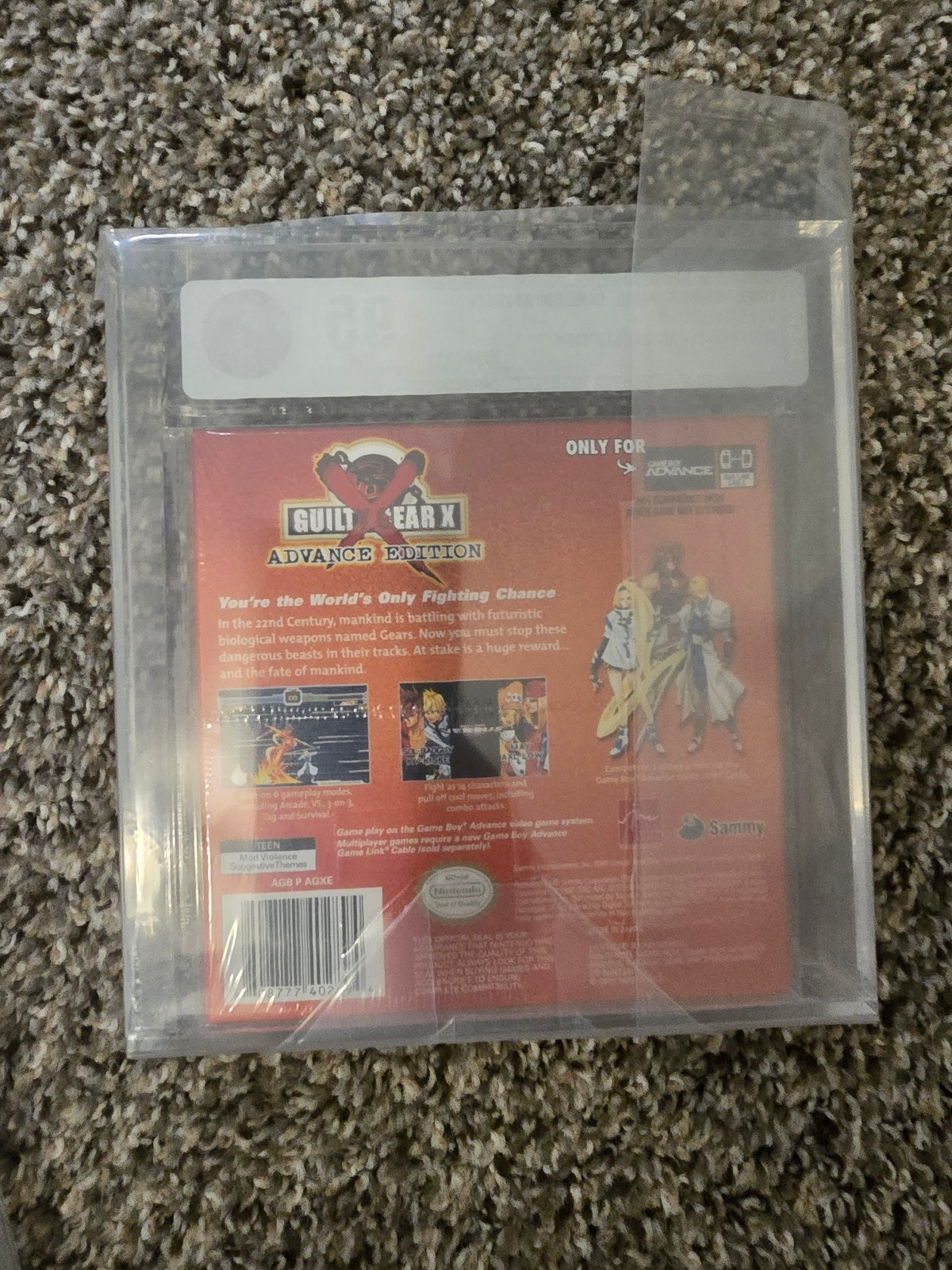 Guilty Gear X Advance Ed Nintendo Game Boy Advance GBA VGA 95 Not CGC/PSA/Wata