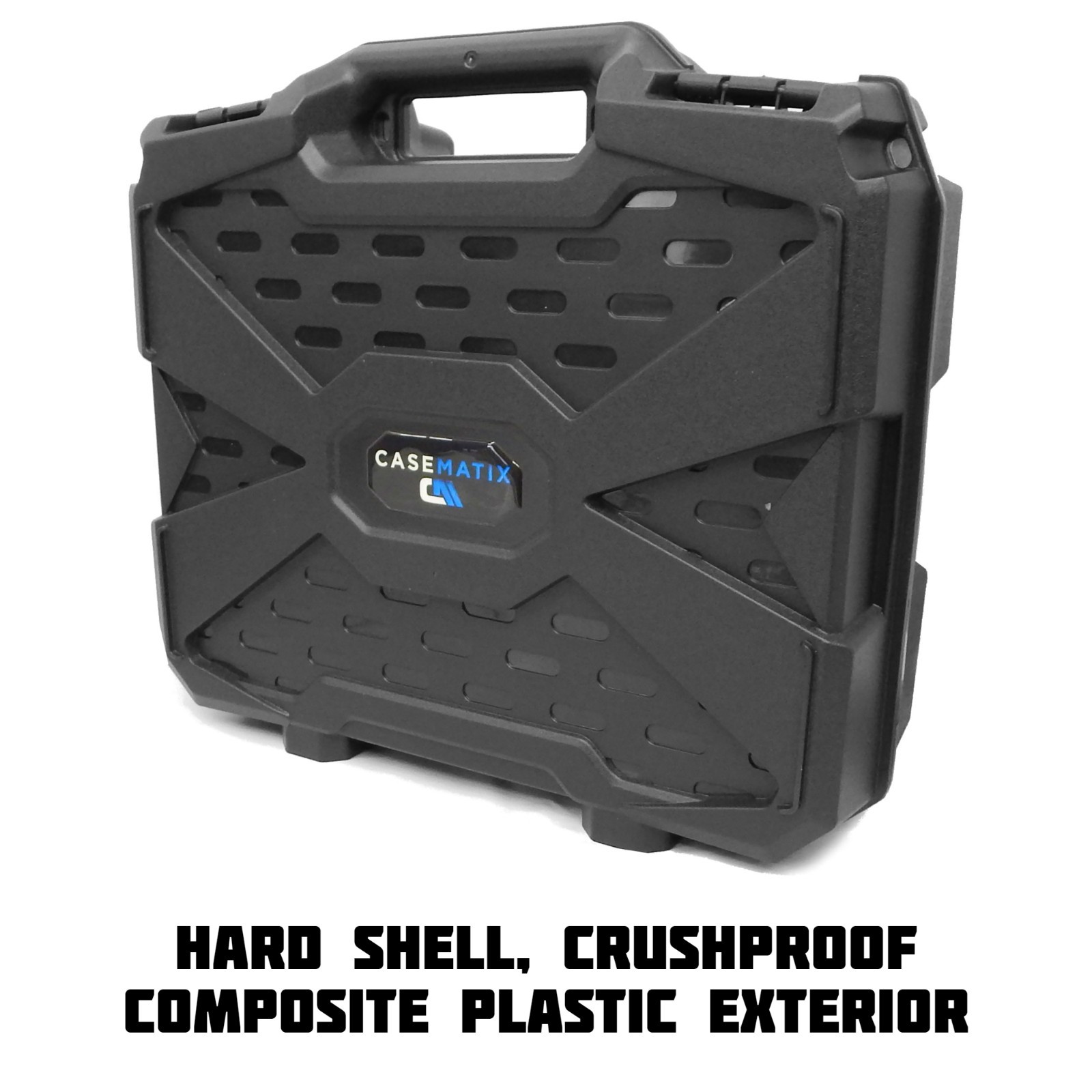 CASEMATIX Travel Case Fits Playstation 4 PS4 Slim Console, Controllers, Games