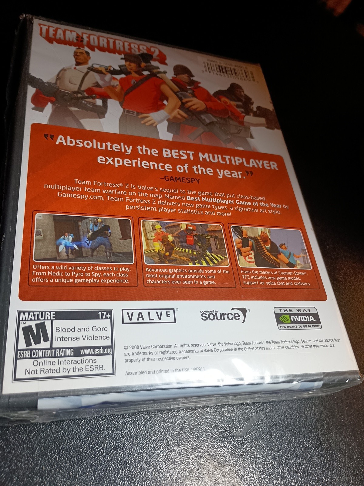 Team Fortress 2 Windows PC Game Rare Brand NEW Factory SEALED NTSC Version
