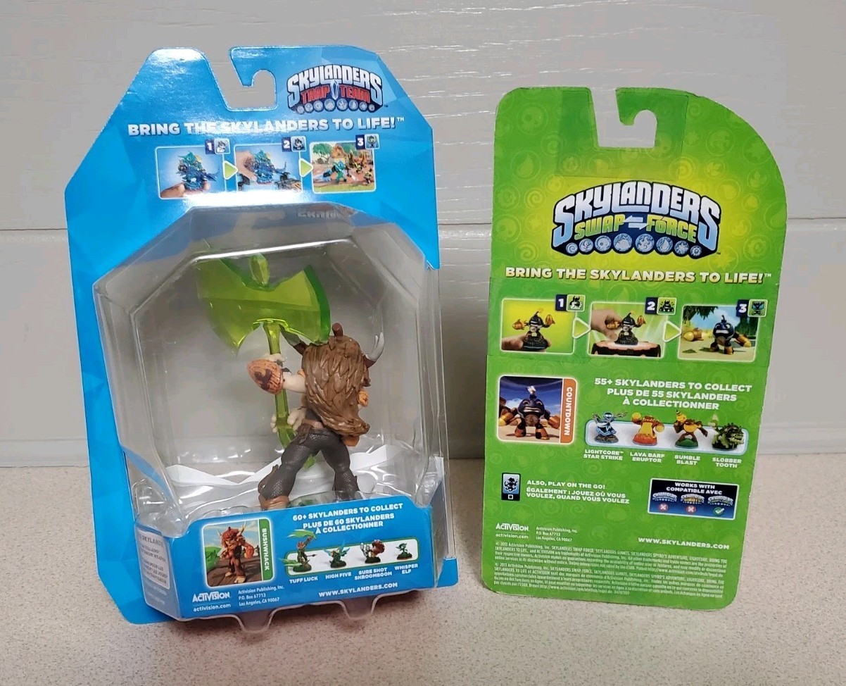 **NEW** Skylanders Swap Force BUSHWHACK + Trap Shadow + Freeze Blade + Countdown