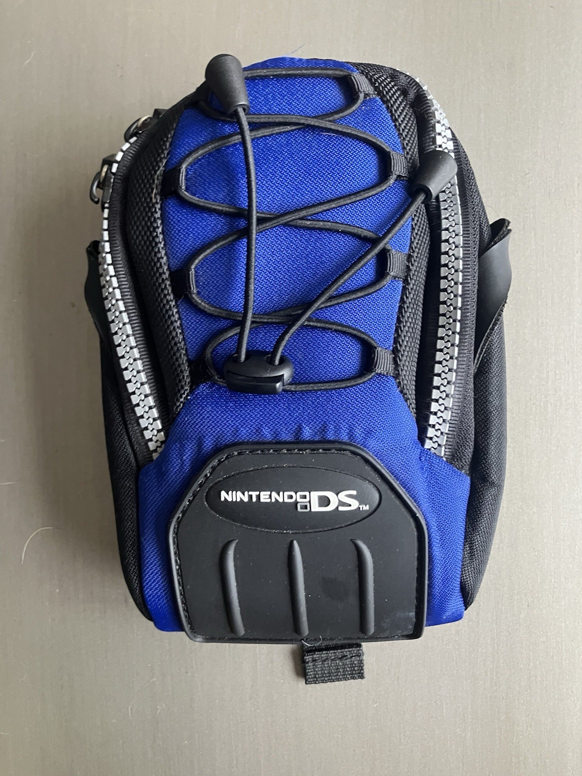 Nintendo DS Lite Black Blue Storage Gamer Padded Travel Case