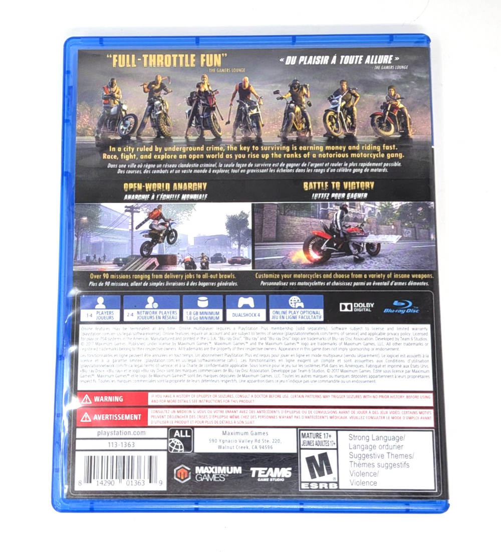 Road Rage (PlayStation 4, PS4, 2016) *Tested – Fast Ship*