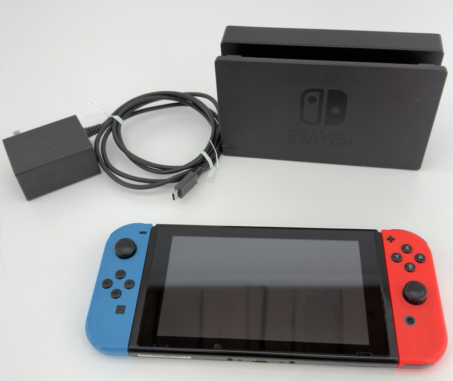 Nintendo Switch with Neon Blue and Neon Red Joy-Con (HAC-001-01)