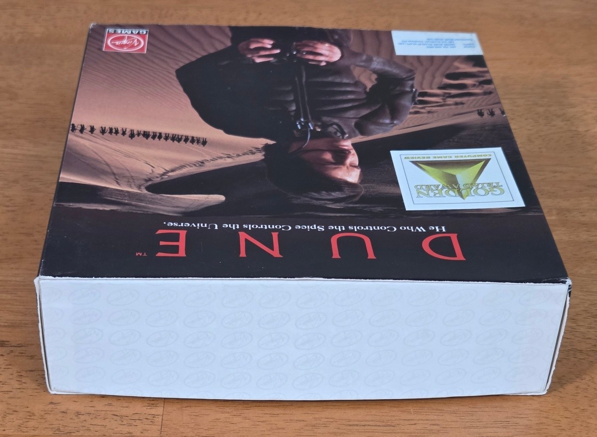 Dune Virgin Games Kyle MacLachllan Cover IBM PC Big Box 3.5″ Complete CIB 1992