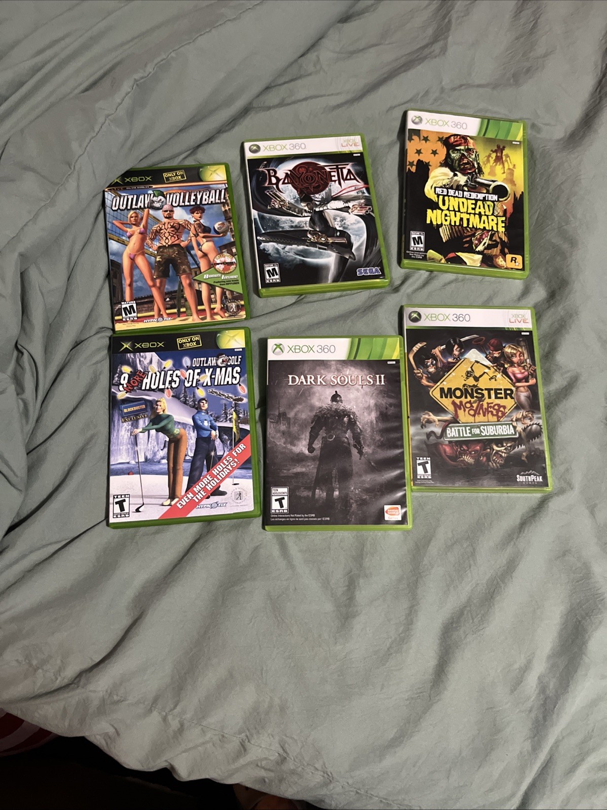 Microsoft Xbox 360 Game Bundle Assorted Games, 6-Pack