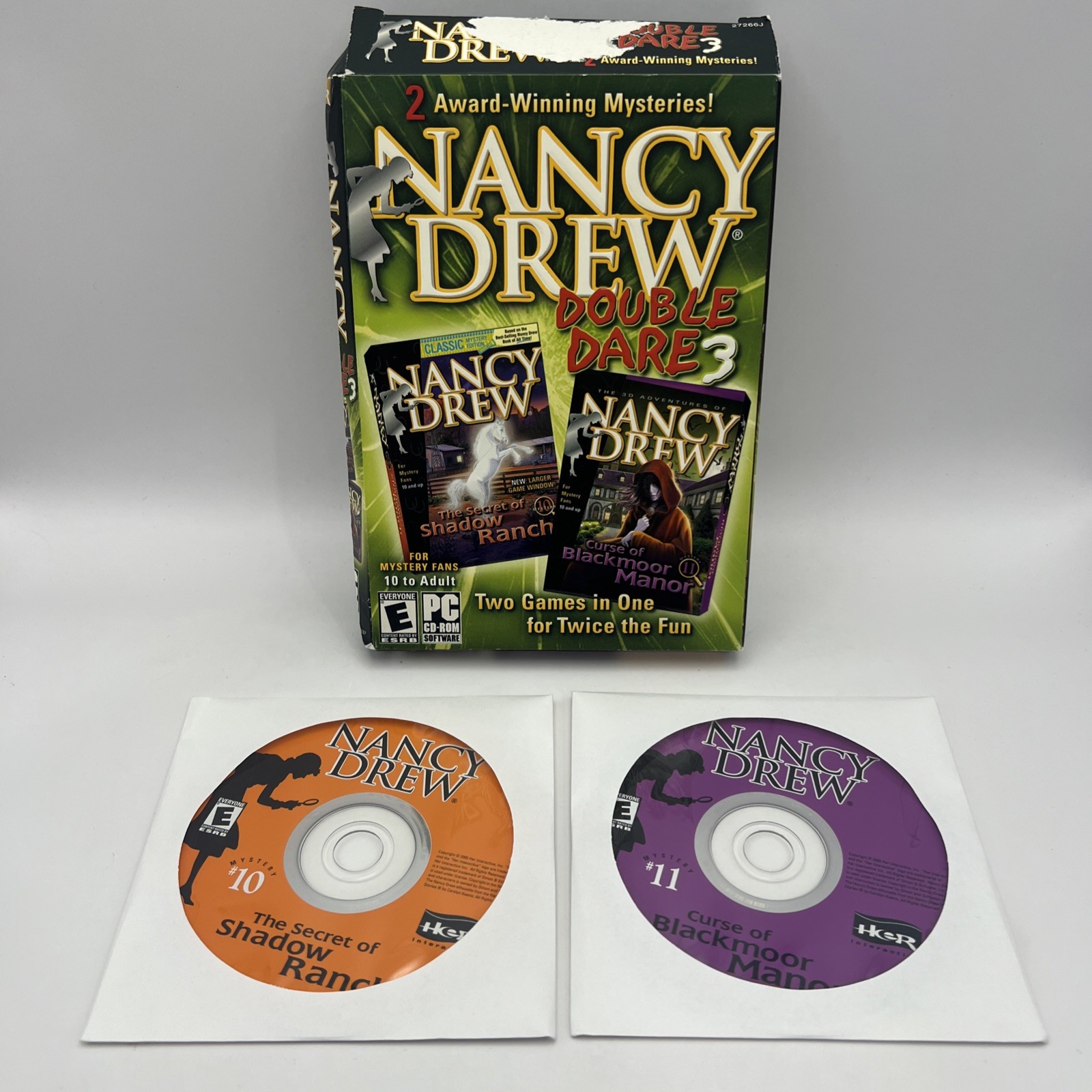 Nancy Drew PC Game Lot of 9 Big Box Adventure Mystery HER Interactive