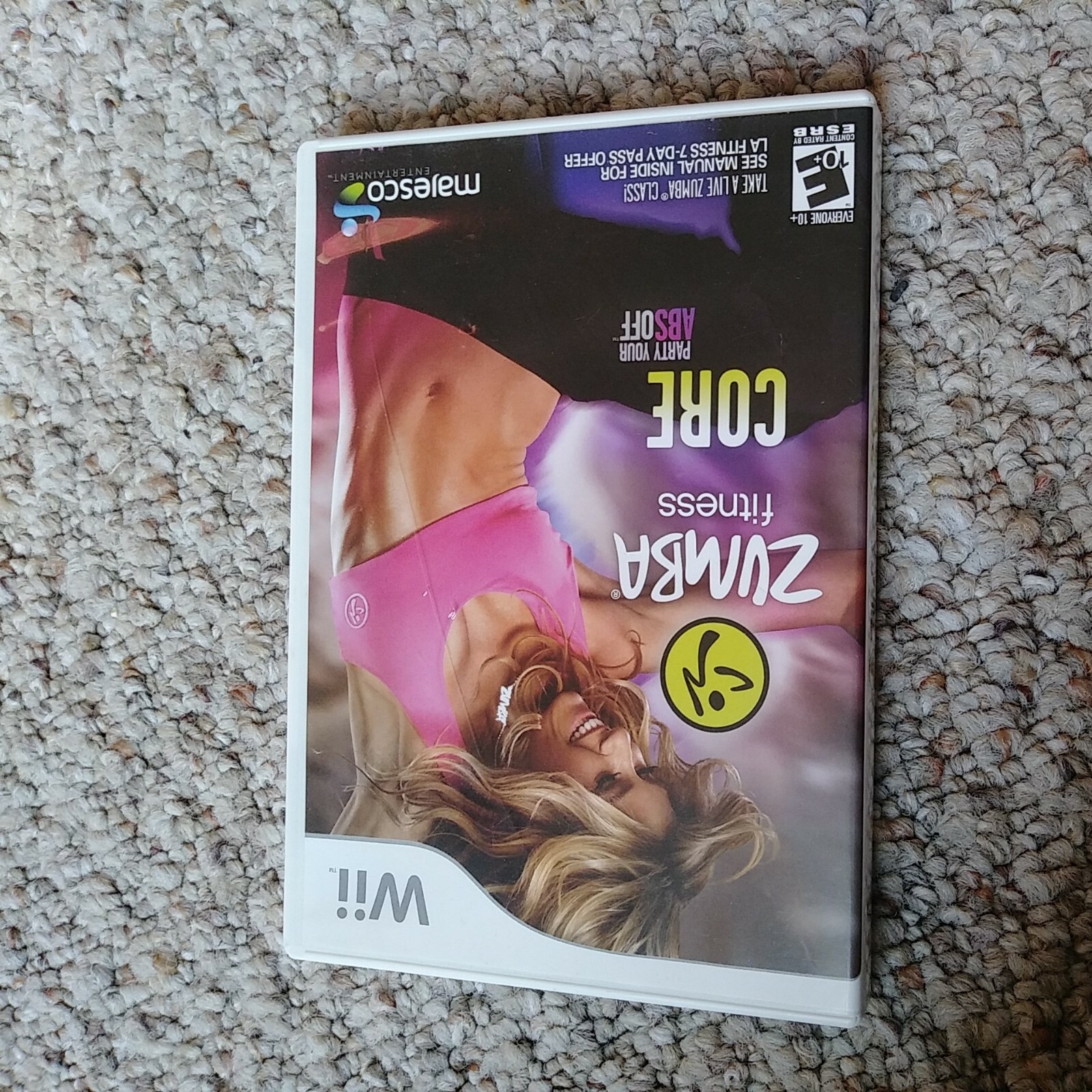 Zumba Fitness Core Nintendo Wii Workout Exercise Game Tested Complete