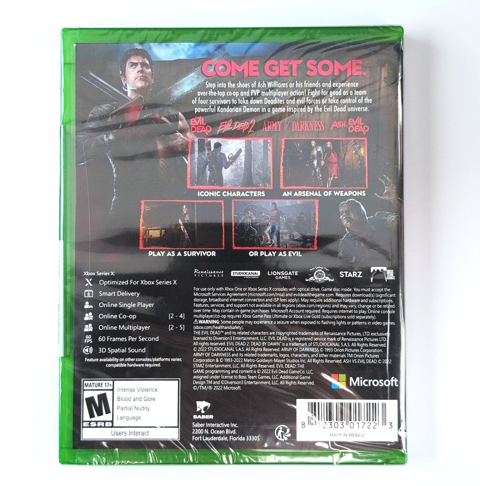 Evil Dead: The Game (Xbox Series X & One, 2022) NEW SEALED