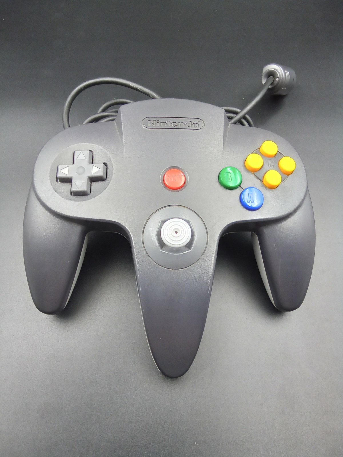 Nintendo 64 Controller Black and Gray OEM N64 (Mario Kart Bundle)