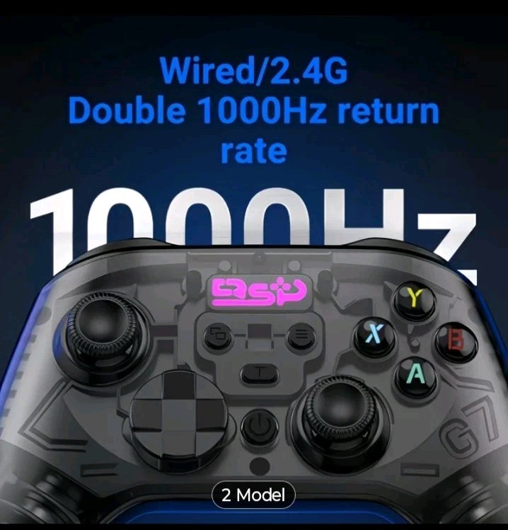 G7 Turbo Joystick Game Controller, 3 Connection Android Switch PC PS4 IOS