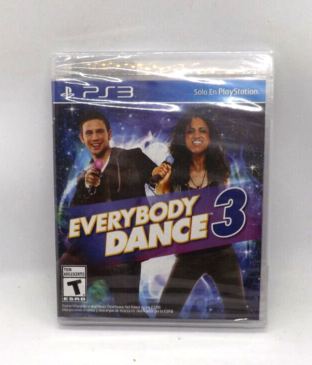 Everybody Dance 3 PS3 Playstation 3 Game In Spanish en Espanol New and Sealed
