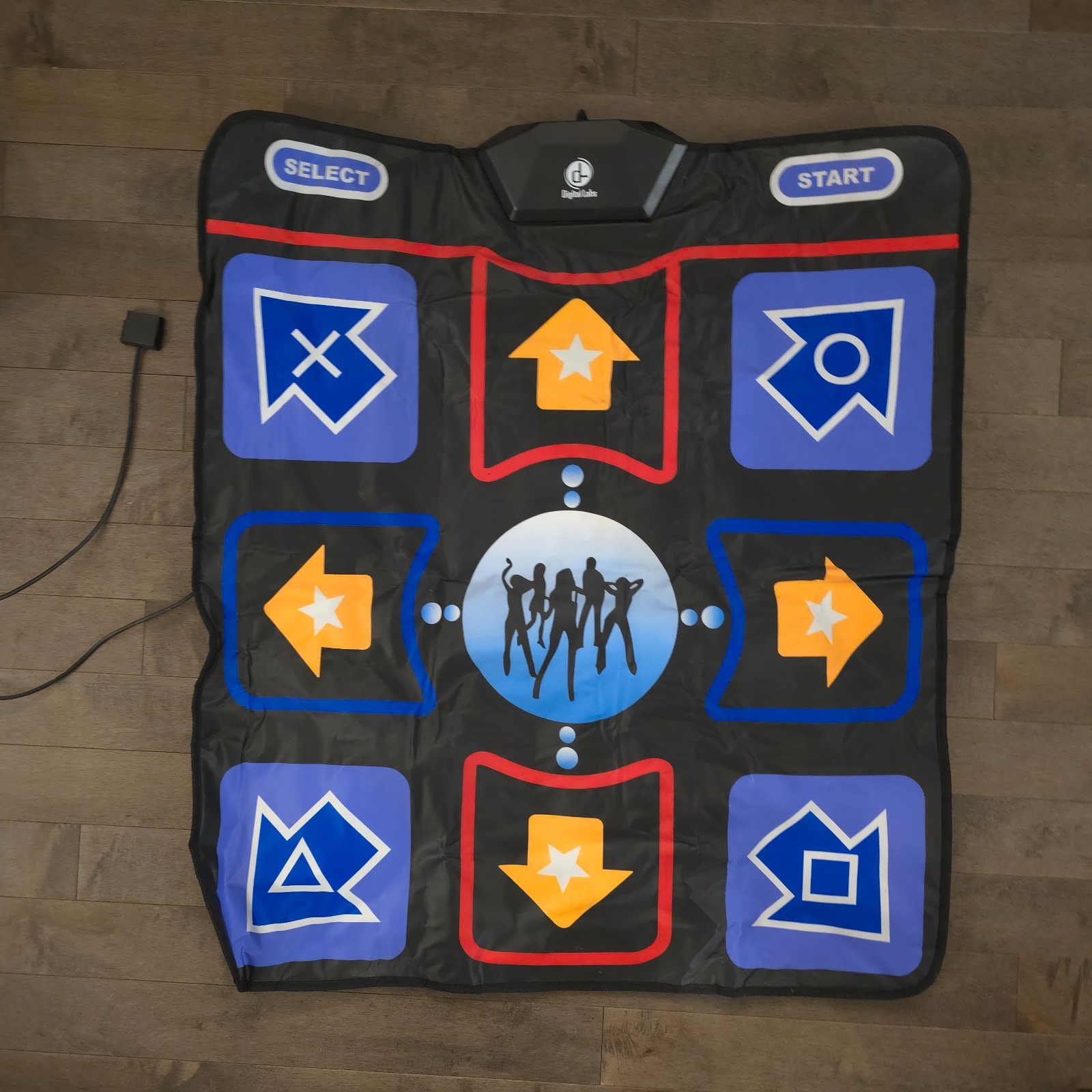 New Digital Labs Dance Pad Mat USB Plug DDR Style PC TV Rhythm Game Pad