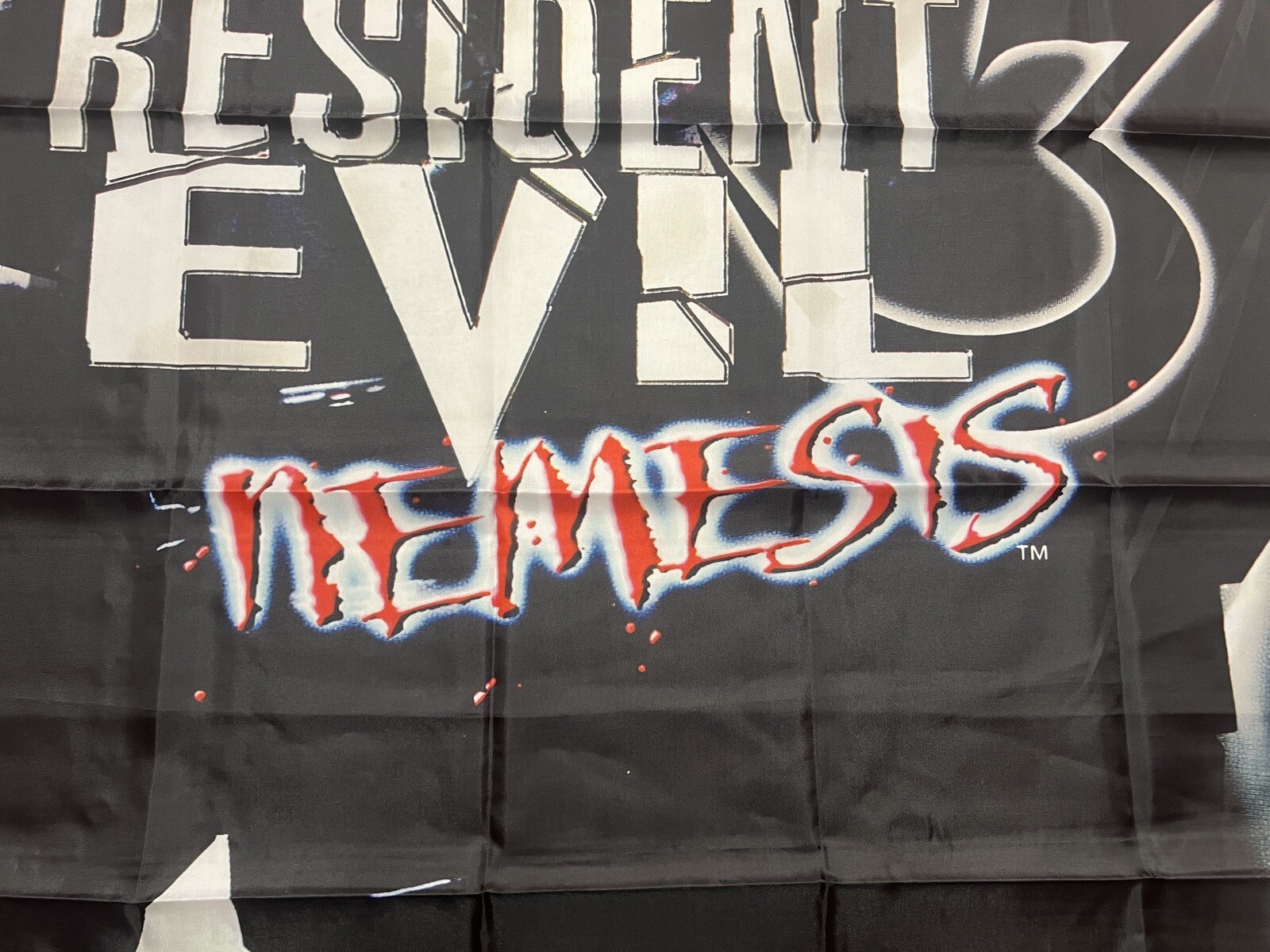 Resident Evil 3 Nemesis Custom Wall Flag Tapestry 3 x 3 Ft, PS1