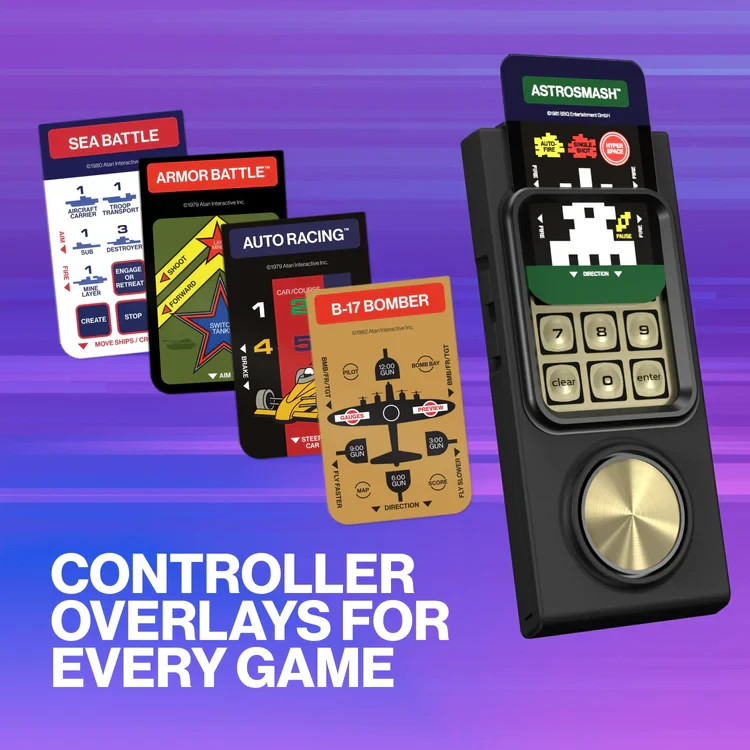 2025 New Intellivision Sprint HDMI Console 45 Built-in Classic Games New Sealed