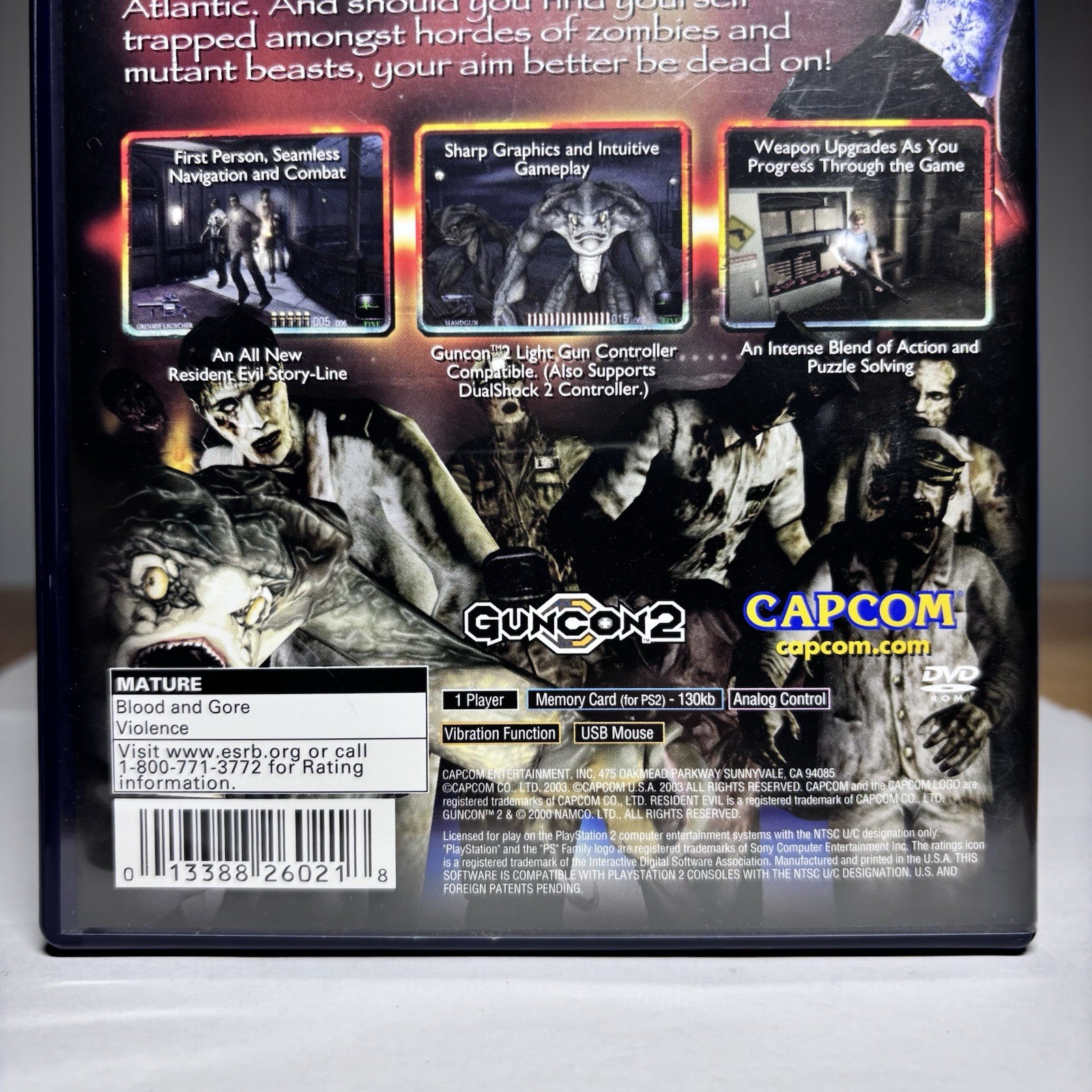 Resident Evil Dead Aim PS2 PlayStation 2 CIB Complete Tested Authentic Manual
