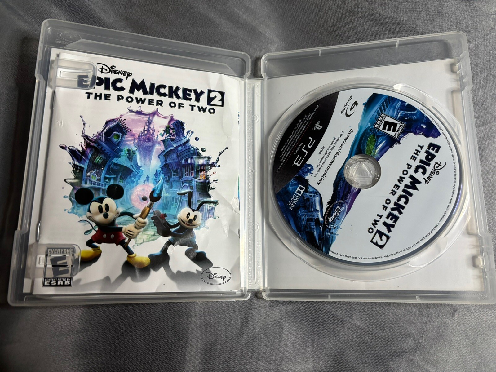 Disney Epic Mickey 2 The Power of Two PS3 (PlayStation 3) – COMPLETE