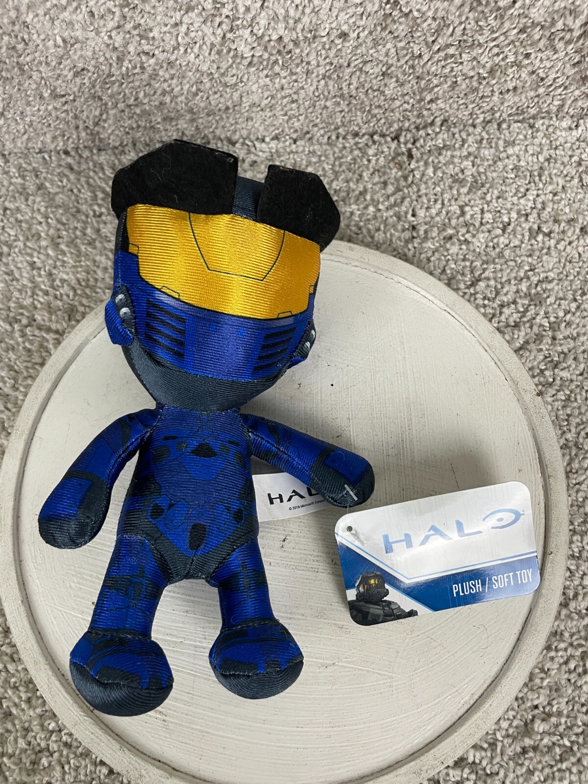 2019 Microsoft Studios 343 Industries Toy Factory 8″ Halo Plush Soft Toy Blue