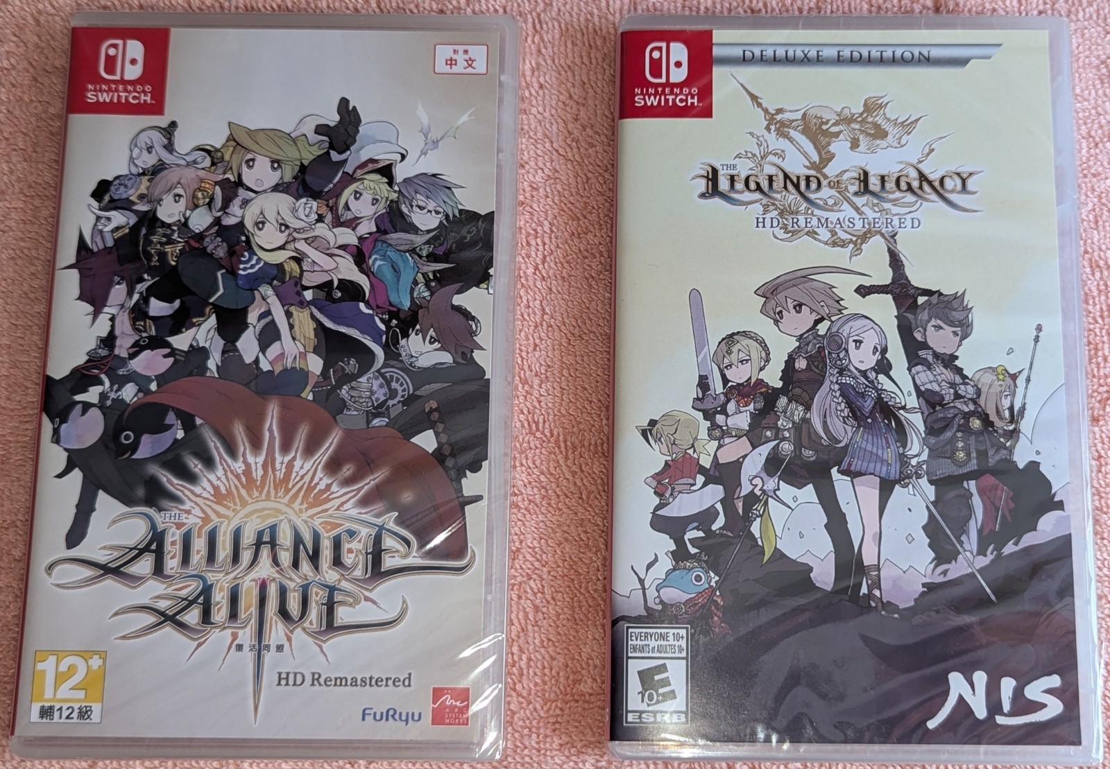 The Legend of Legacy + The Alliance Alive HD Remastered Nintendo Switch SEALED