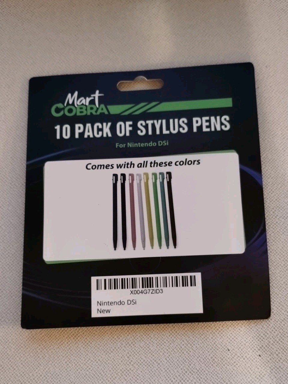 Mart Cobra Nintendo DSi Stylus 10 Pack