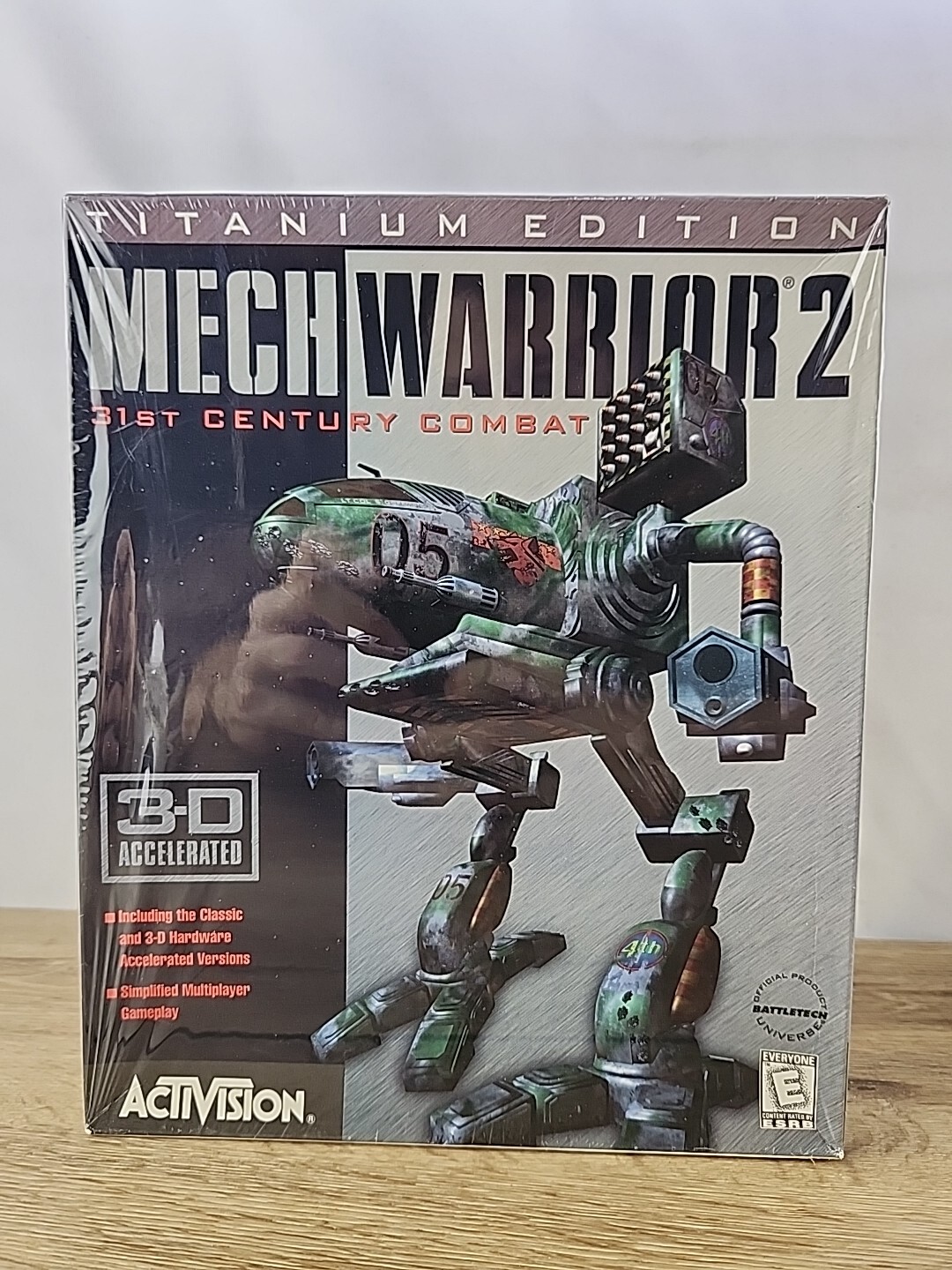 NEW & Sealed – MechWarrior 2: Titanium Edition (PC, 1998, CD-ROM) Big Box RARE