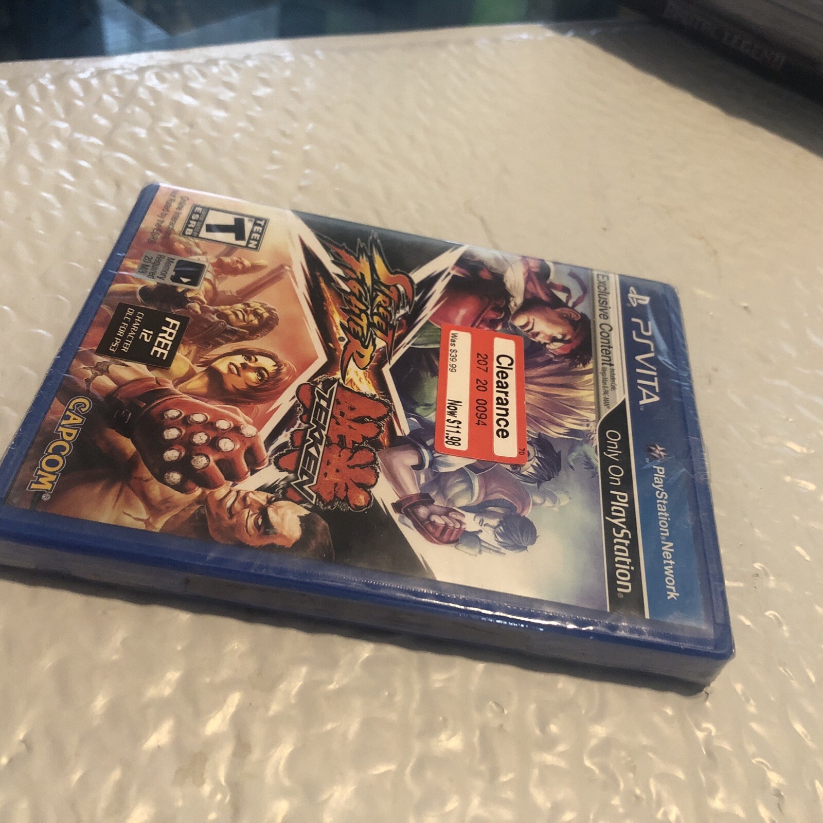 Street Fighter X Tekken (Sony PlayStation Vita, Brand new Factory Sealed Rip