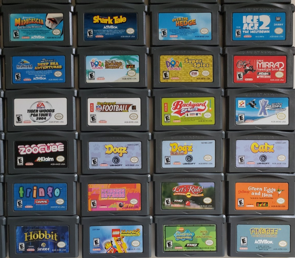 Nintendo Game Boy Advance Games GBA Lot You Pick & Choose! *Updated 3/11* Tested