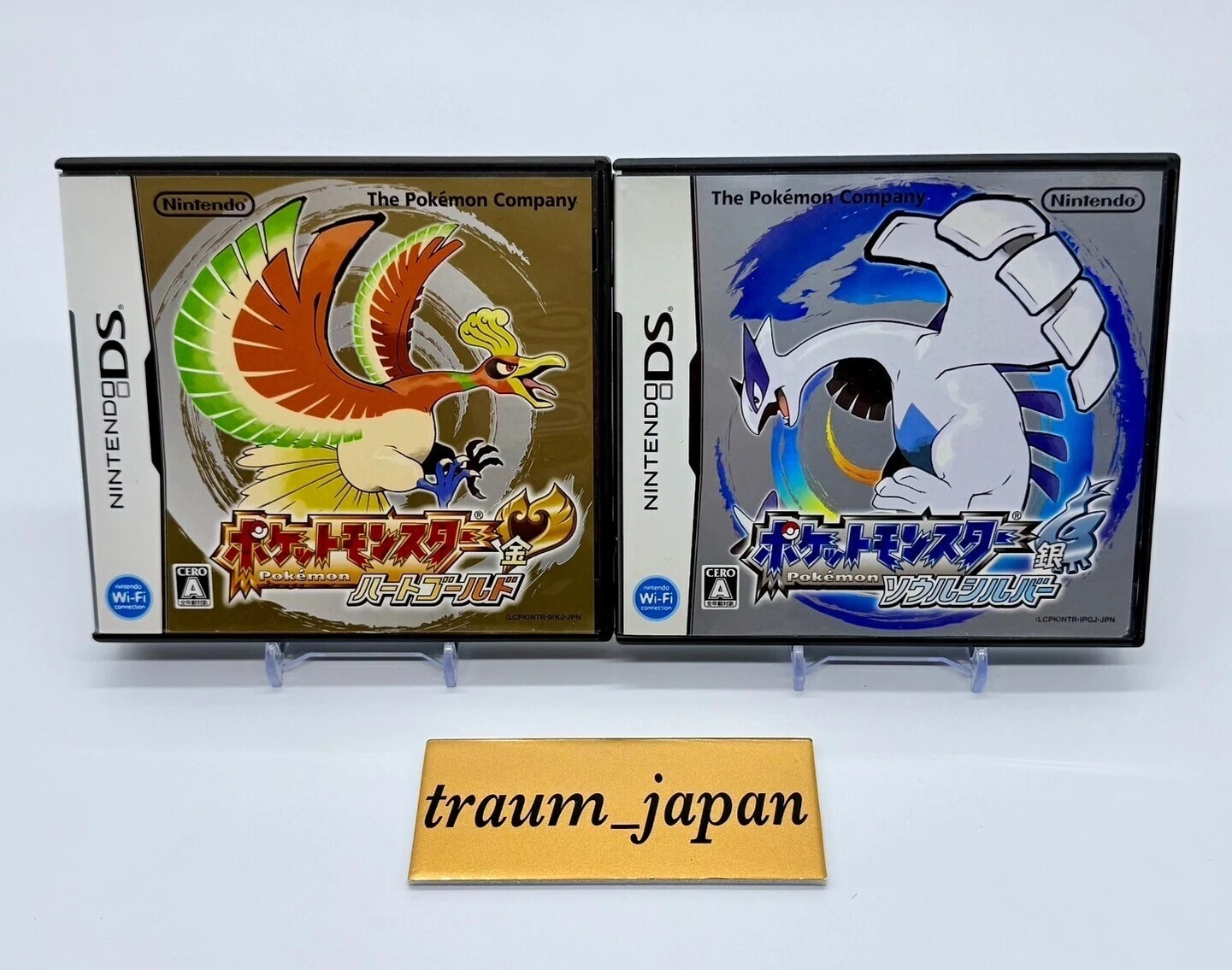 Pokemon Black 1 2 White 1 2 Gold Silver Pearl Diamond Platinum set Nintendo DS