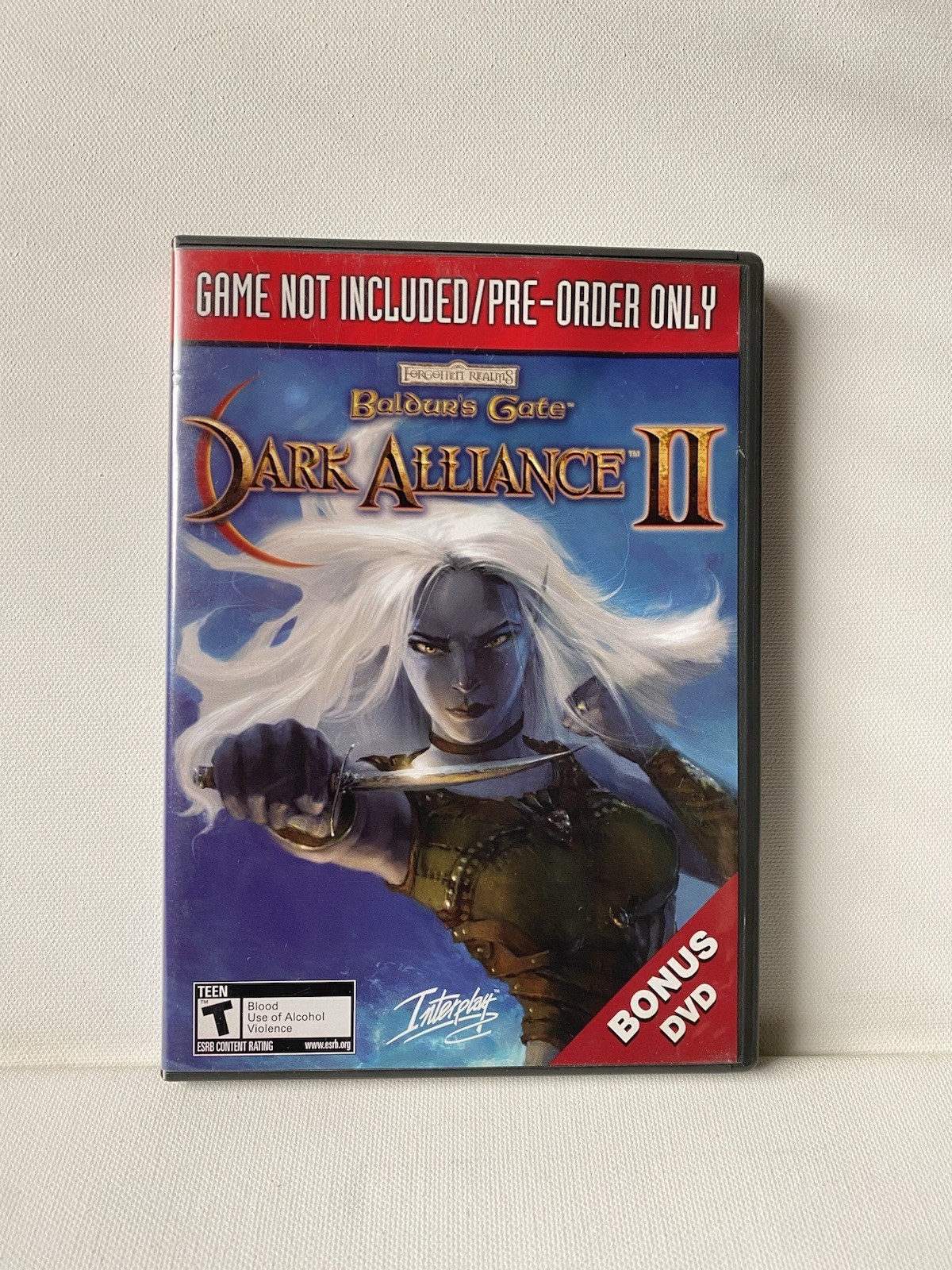 Baldur’s Gate: Dark Alliance II [Game Not Included, non-interactive DVD, 2004)