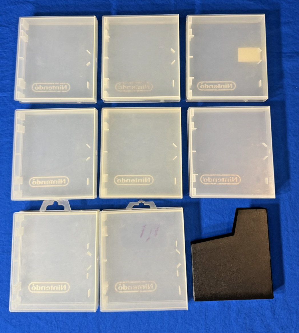 Nintendo Official Clamshell Clear Hard Game Case 8 OEM Nintendo Brand