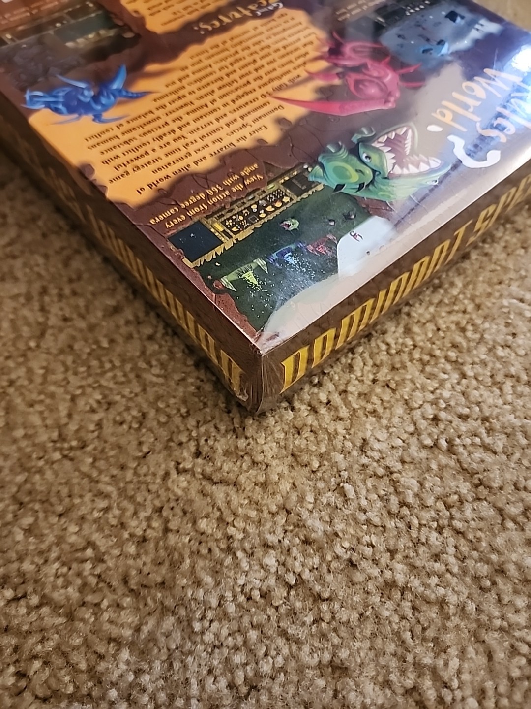 BRAND NEW SEALED BIG BOX DOMINANT SPECIES 1998 PC COMPUTER Game RARE W/ Poster