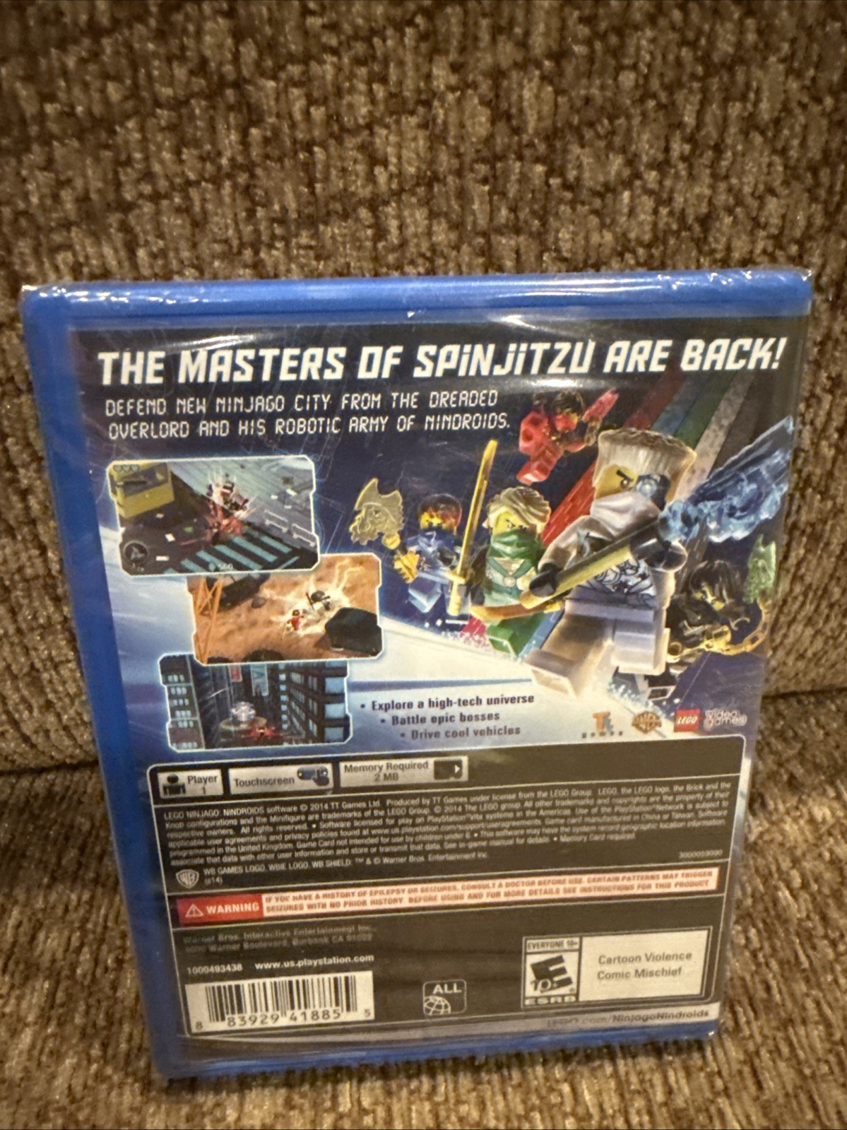 LEGO Ninjago Nindroids PlayStation Vita Sony PlayStation Vita Brand New Sealed
