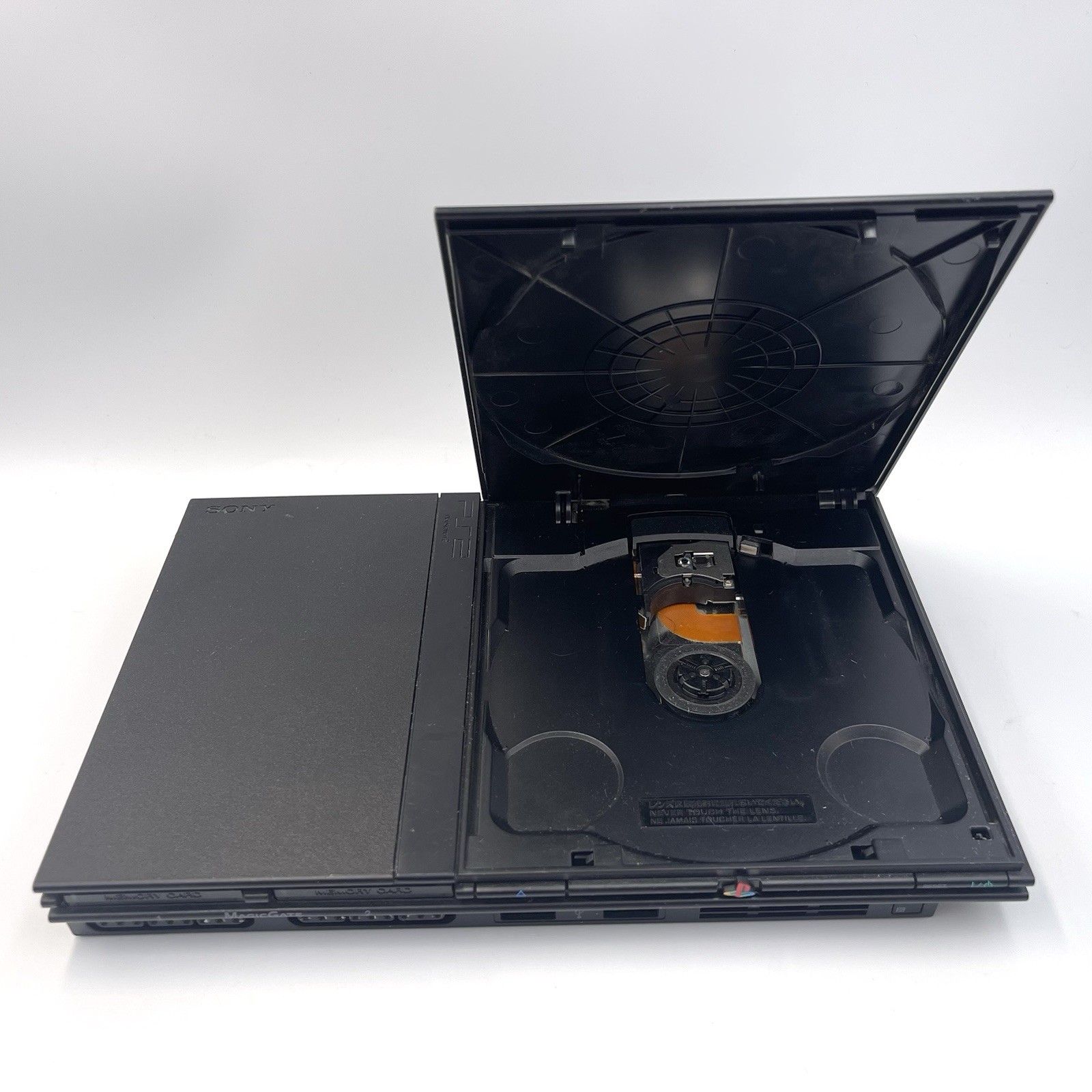 Sony PlayStation 2 PS2 Slim SCPH-70001 Console Bundle w/Power Cord Memory Cards