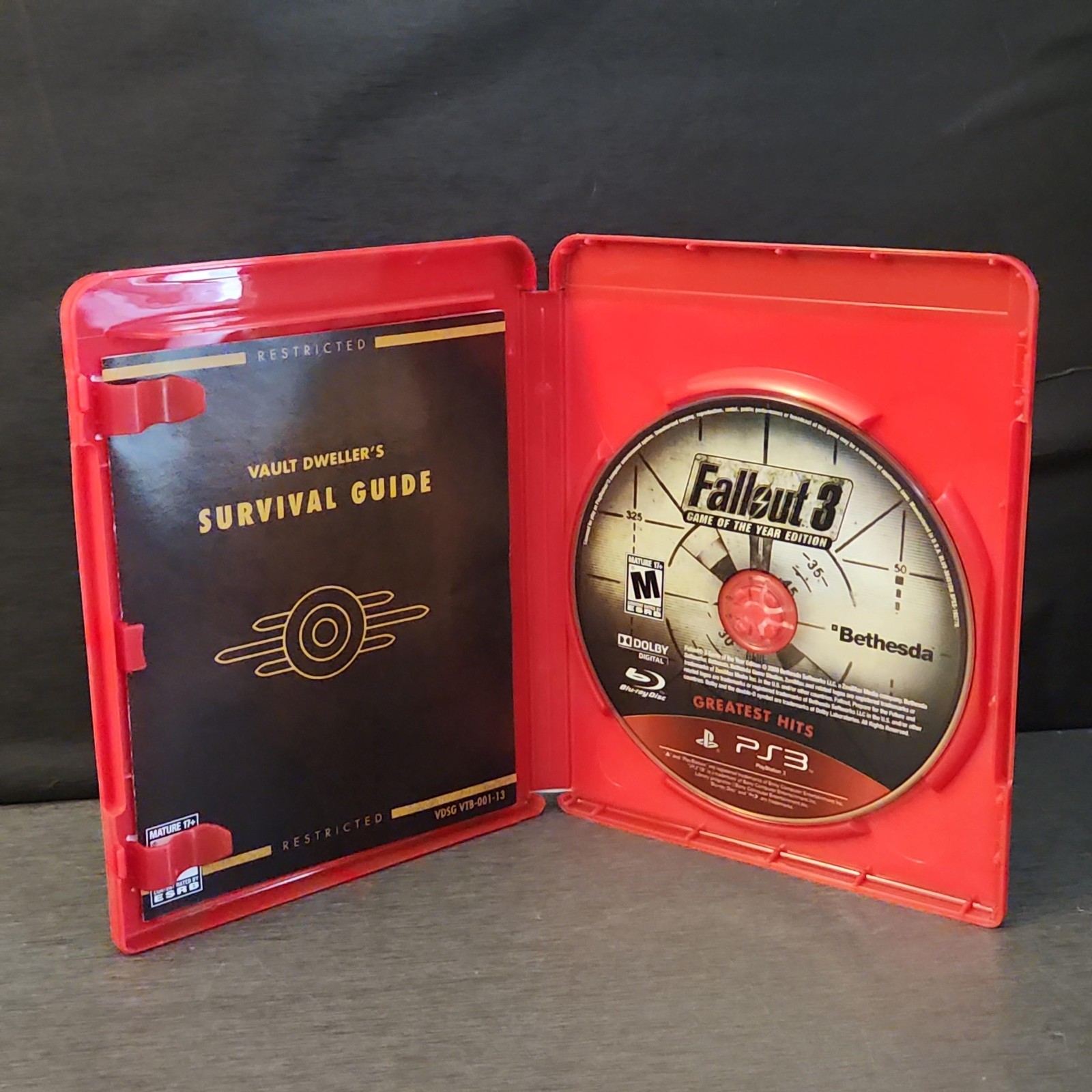 Fallout 3 Game Of The Year Edition PS3 Game CIB Greatest Hits