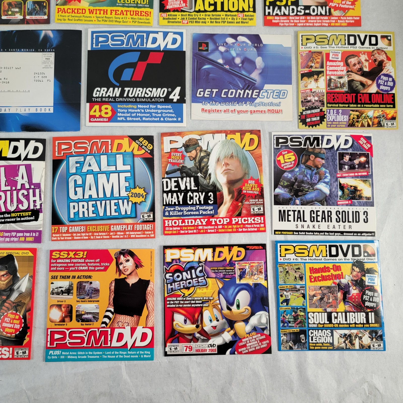 Lot of 18 Playstation Demo Discs Original PlayStation Magazine w/ Holiday Bonus
