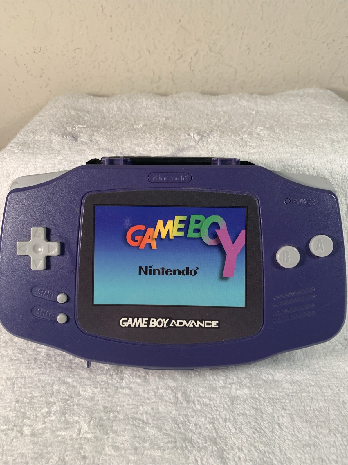 RARE Game Boy Advance Hard Shell Carrying Case 2002 ALS – Indigo Purple Readinfo