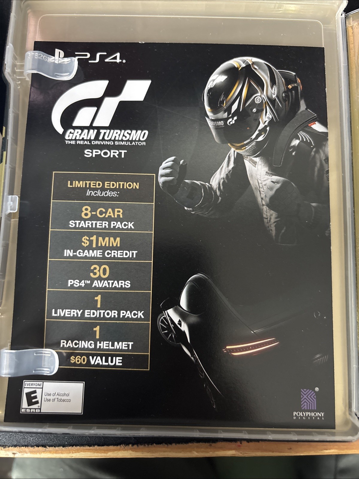 Gran Turismo Sport Steel Book Limited Edition Sony PlayStation 4 PS4 VR CIB