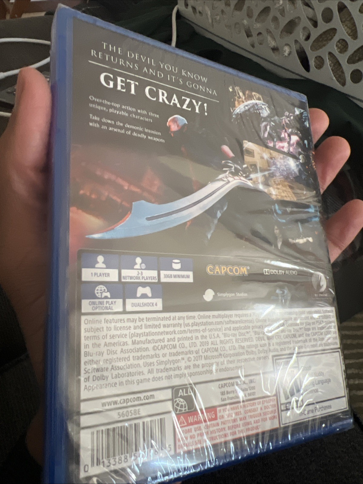 Devil May Cry 5 Sony PlayStation 4 Brand New Factory Sealed