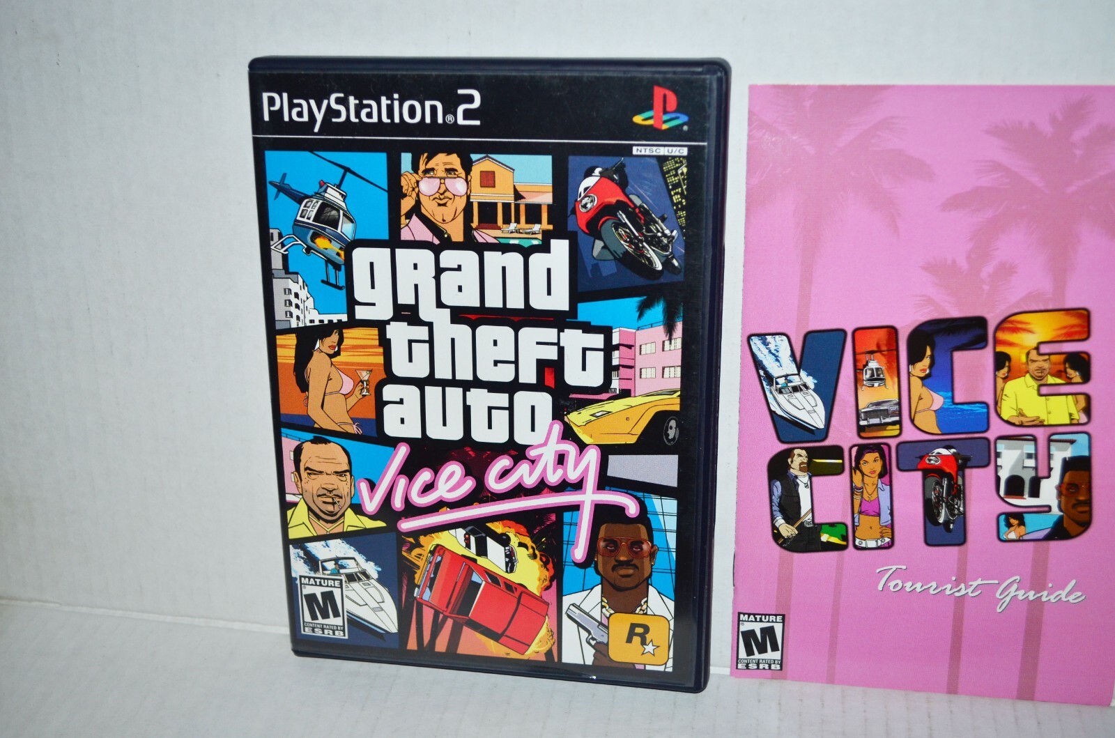 Grand Theft Auto: Vice City (Sony PlayStation 2, 2002) GTA PS2 Black Label CIB