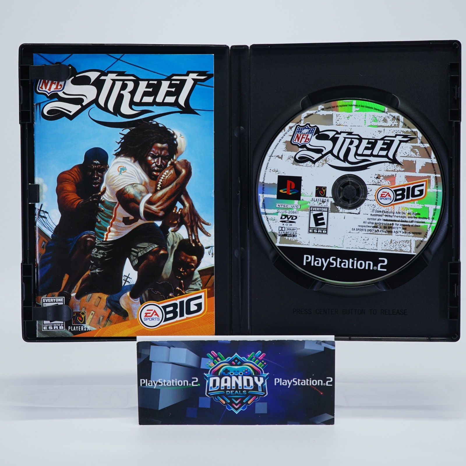 NFL Street PS2 Black Label – CIB W/ Manual – PlayStation 2