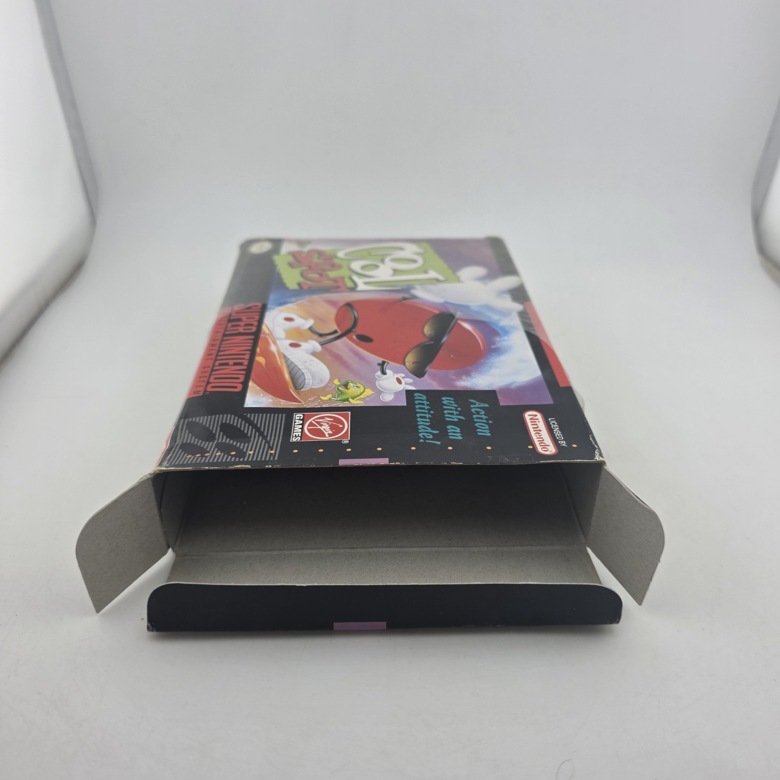 Cool Spot – Box With Reg Card – Super Nintendo Snes – Authentic (No Game)