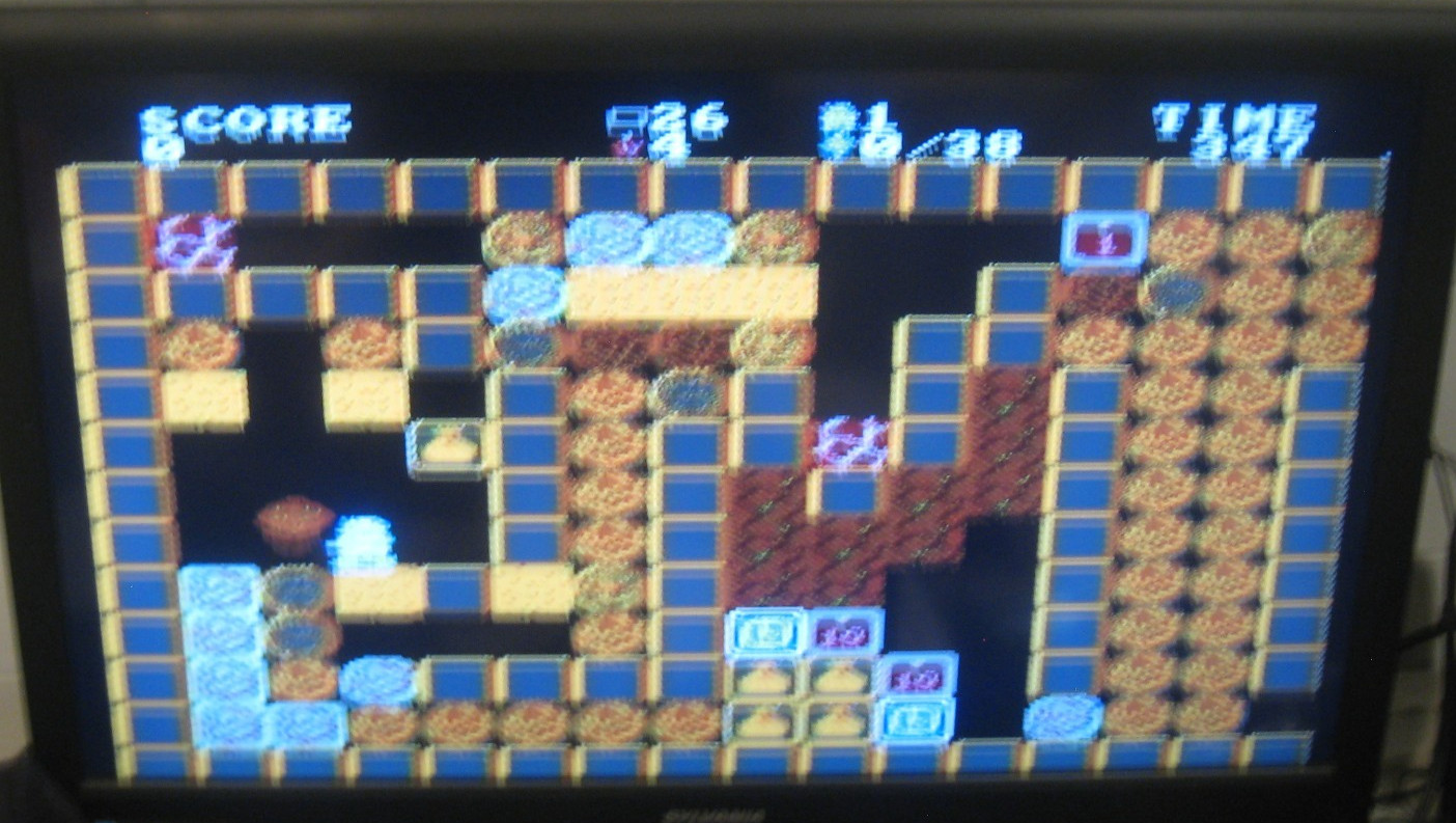 Crystal Mines for NES .Authentic. Clean/Tested Nintendo Unlicensed. Color Dreams